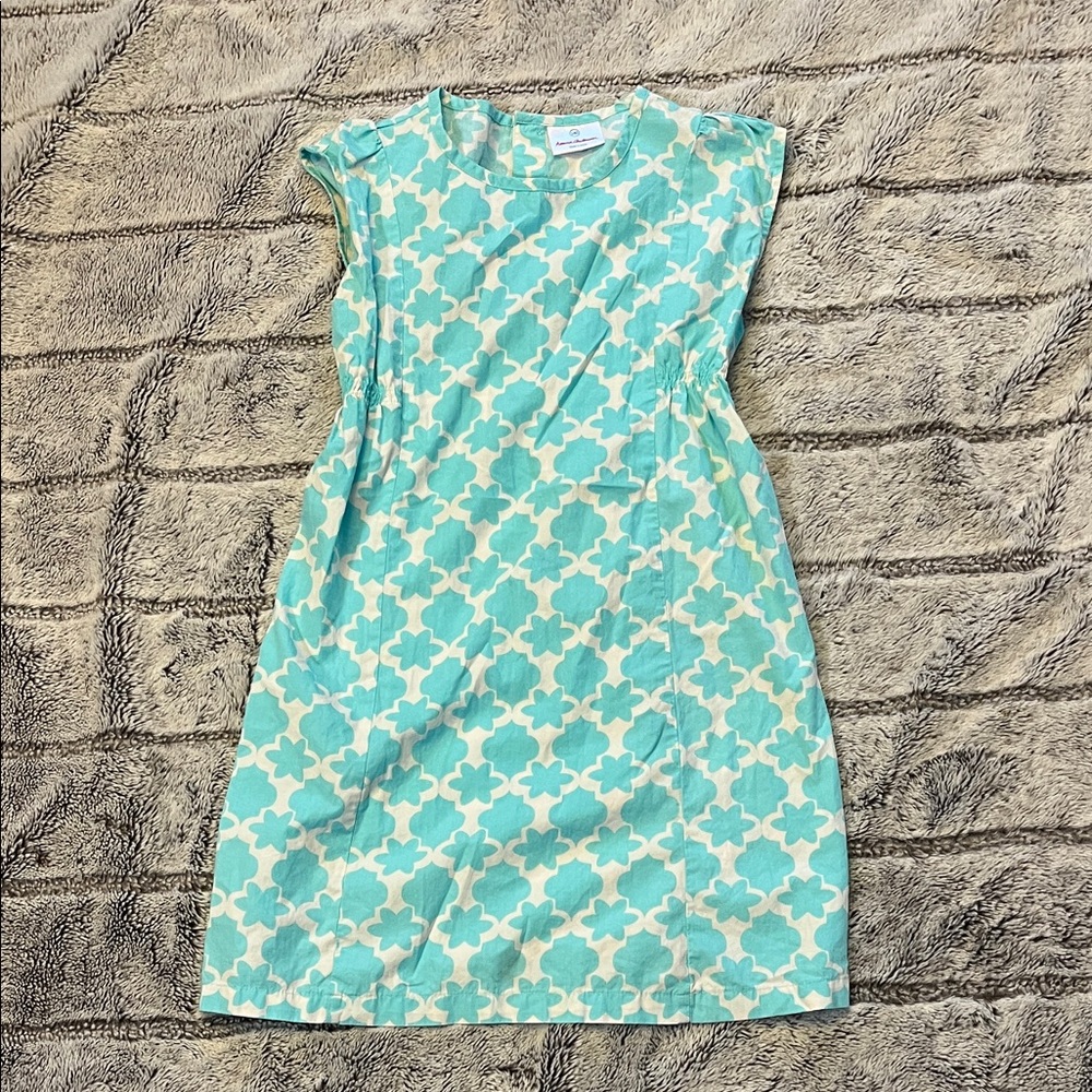 Hanna Andersson Blue and White Floral Mini Dress